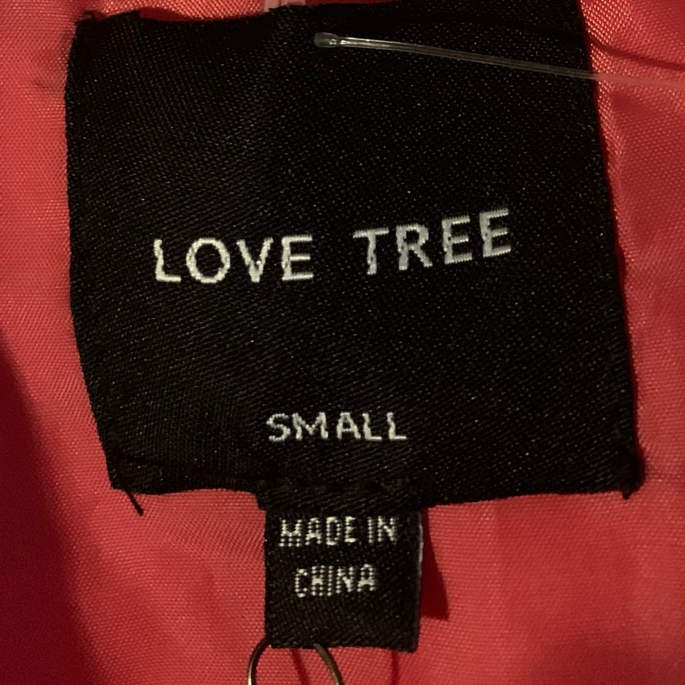 Love Tree Bright Pink Girl Vest, Faux Leather, Size Small. - Picture 2 of 15